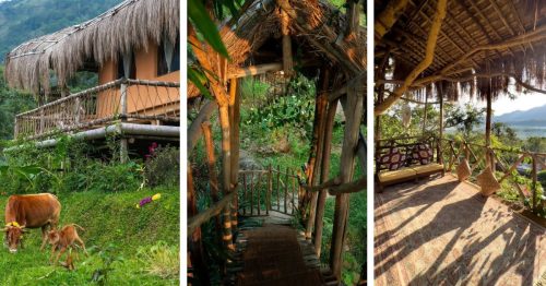 This boutique retreat near Munnar offers traditionally crafted mud cottages and a treehouse. Image source: Instagram
