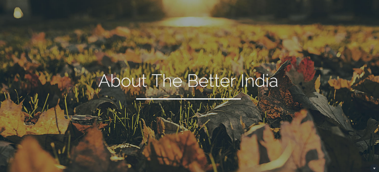 About The Better India - The Better India