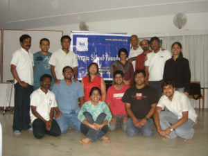 DSF Volunteers with Maitreyee (5th from right, standing)