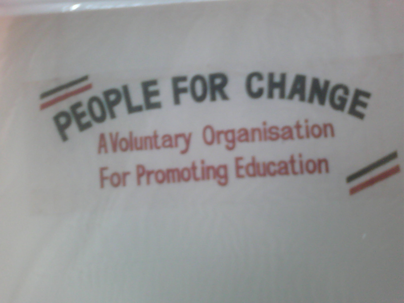 People for Change: Spreading Education