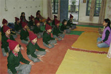 Children at the Purkal school