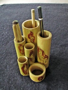 Multiple pen holders (Painted)