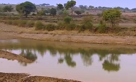 A water shed at Hiware Bazar