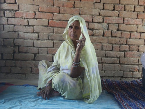 Meet 65-year-old Mula Devi, one of the prime movers behind the sanitation revolution that is now sweeping through Bhimnagar, village in Madhogarh block of Jalaun district, which lies in the neglected region of Bundelkhand, Uttar Pradesh. (Credit: WFS)