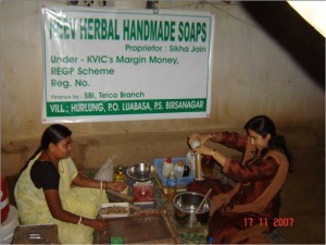 Teaching Women to Manufacture Neev Herbal Soaps