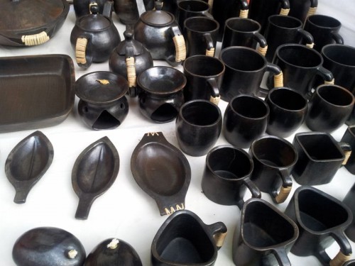 Longpi black stone pottery of Manipur