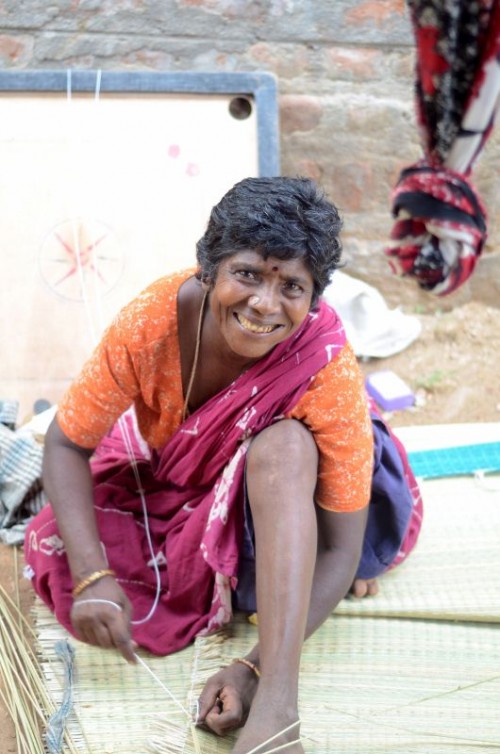 Murugayee was helped with a loan to build a water pipe in her home