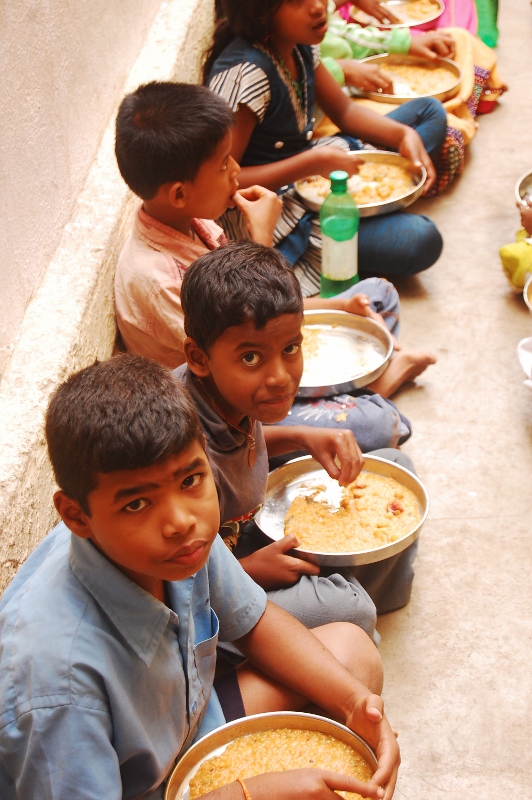 Many times, the mid-day meal is the only food the children get to eat in the entire day, and forms one of the biggest incentives for them to come to school. An example of a successful public-private partnership, the Akshaya Patra mid-day meal program has been able to achieve outstanding cost and delivery efficiency by employing innovative technology, superlative management skills and smart engineering.