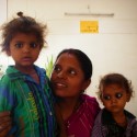 Nirmala, who is mother to five, with her daughters, Anjali and Ankita.
