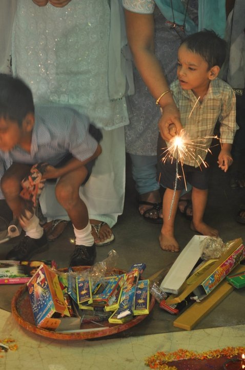 Diwali celebrations at Shishu Sarathi - an NGO in Guwahati, Assam that caters to the needs of children with cerebral palsy