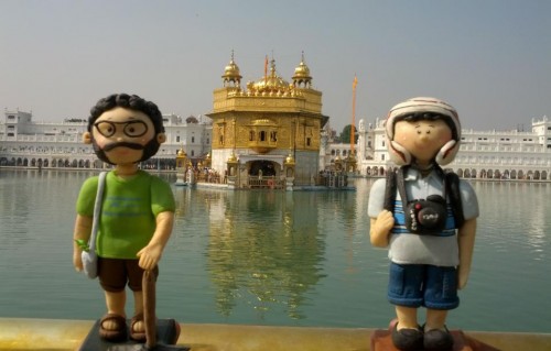 Changu Mangu at The Golden Temple  in Amritsar