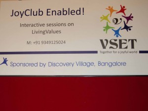 Each VSET session is of 40-minute duration and is called a "Joy Club", devoted to one particular theme or value