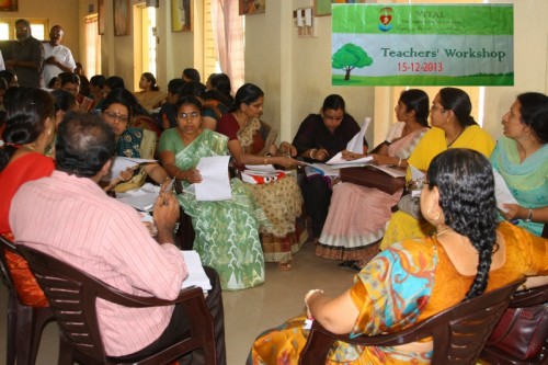 The VITAL team is interacting with teachers across Karnataka and Kerala to develop and refine its methodology, and integrate it into school curriculum