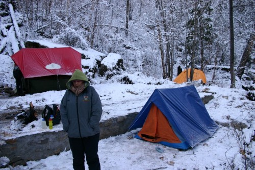 One of their campsites