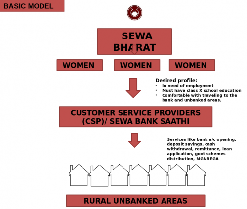The basic model of SEWA Bharat