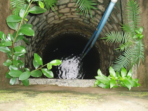 The Open Well RWH Solution at Chandra Shekar's house in Bangalore