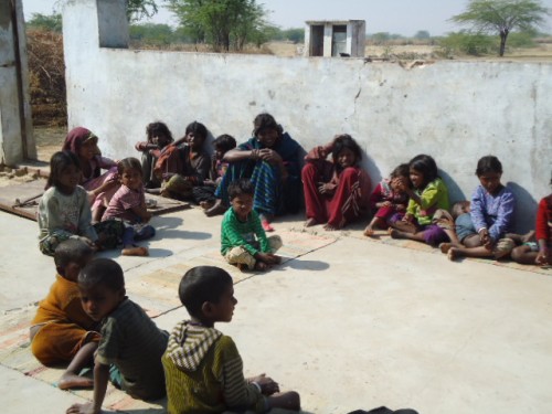 Some 20 Bagaria children  attend the creche started by Manthan, a timely intervention that not only provides nutritious food and basic education, but also helps the outside world understand their problems