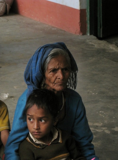 Old and kids go hungry - there are residents of New Didsari who have now shifted to the Primary school above their village