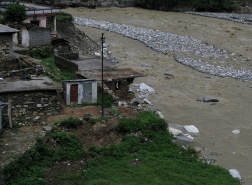 The ghost town of New Didsari, which has got washed away