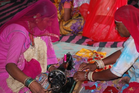 Sambhali Trust makes women self reliant by giving them training in Sewing