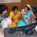 Computer classes run by Sambhali Trust