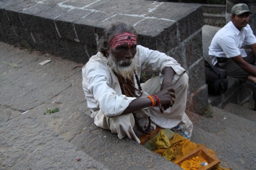 A mendicant.