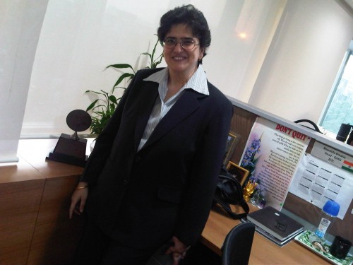 Sharmila Divatia at her corporate office in Mumbai