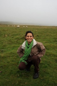 'Prerna Agarwal, the Kaas Woman. She's on a Rufford project to study and minimize the impact of tourism on Kaas plateau.