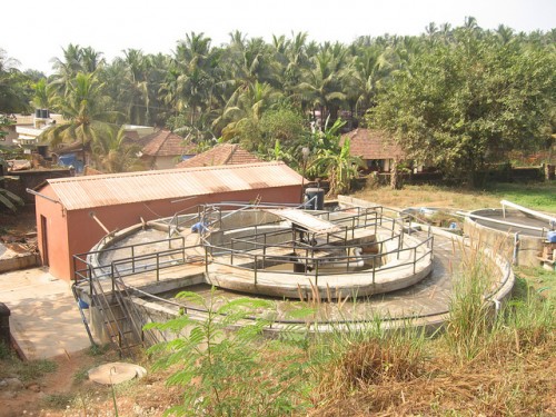 Sewage Treatment plant at the Yenepoya Medical College campus