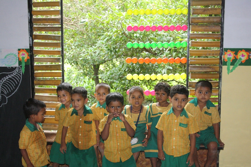 Children at the Tamarind School can speak fluent English and are learning technology too!