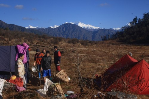 Views from Sukhadhap campsite