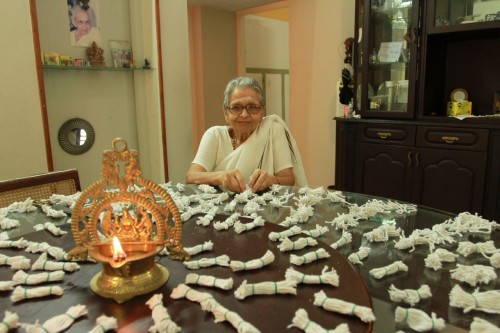 Amoomatthiri or Grandma Wicks was born when Lakshmi Menon noticed her grandma making lots of wicks and the joy it gave her