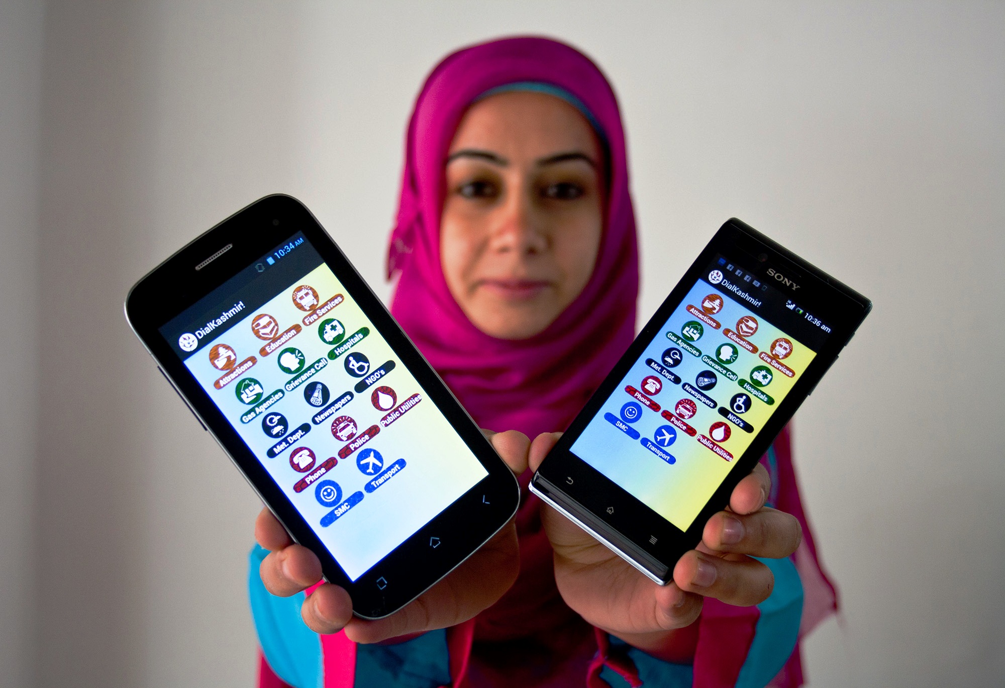 Young Kashmiri girl makes an app to bring Kashmir on the fingertips