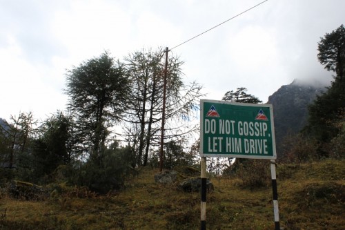 Entertaining signboards along the way