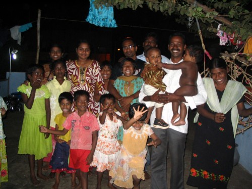 Thilak and Dhana, who decided to get married so they could adopt the non-affected baby girl of a HIV+ve mother. 