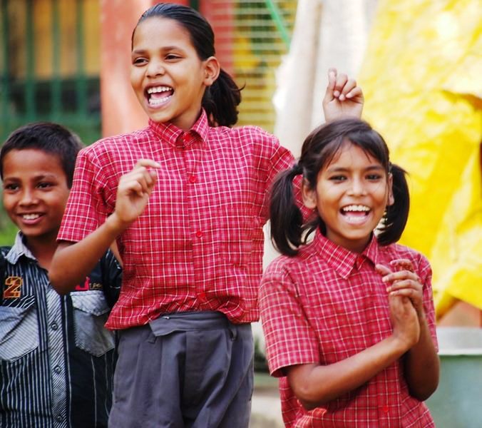 Happy faces of beneficiaries during the sessions that motivates them towards working better