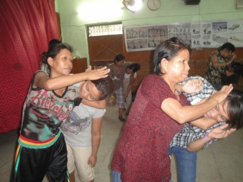 The Delhi Police has conducted self defence classes for refugee women in Delhi. (Credit: UNHCR/N.Bose)