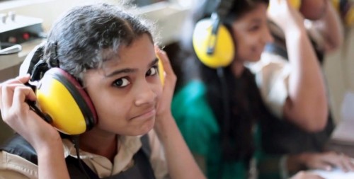 At Koshish School for the Deaf, the children are taught verbal communication through various methods