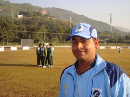 Mahender Vaishnav at the T20 Blind World Cup 2012