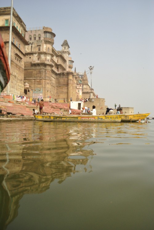 A boat ride on the Ganges.