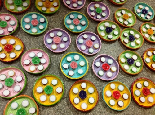 Just like these colourful diyas, the lives of the mentally challenged young wards at SCD is filled with colour and excitement