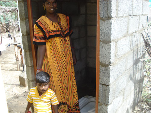 Access to clean water and toilet facilities is greatly lowering the risk of several diseases in these homes