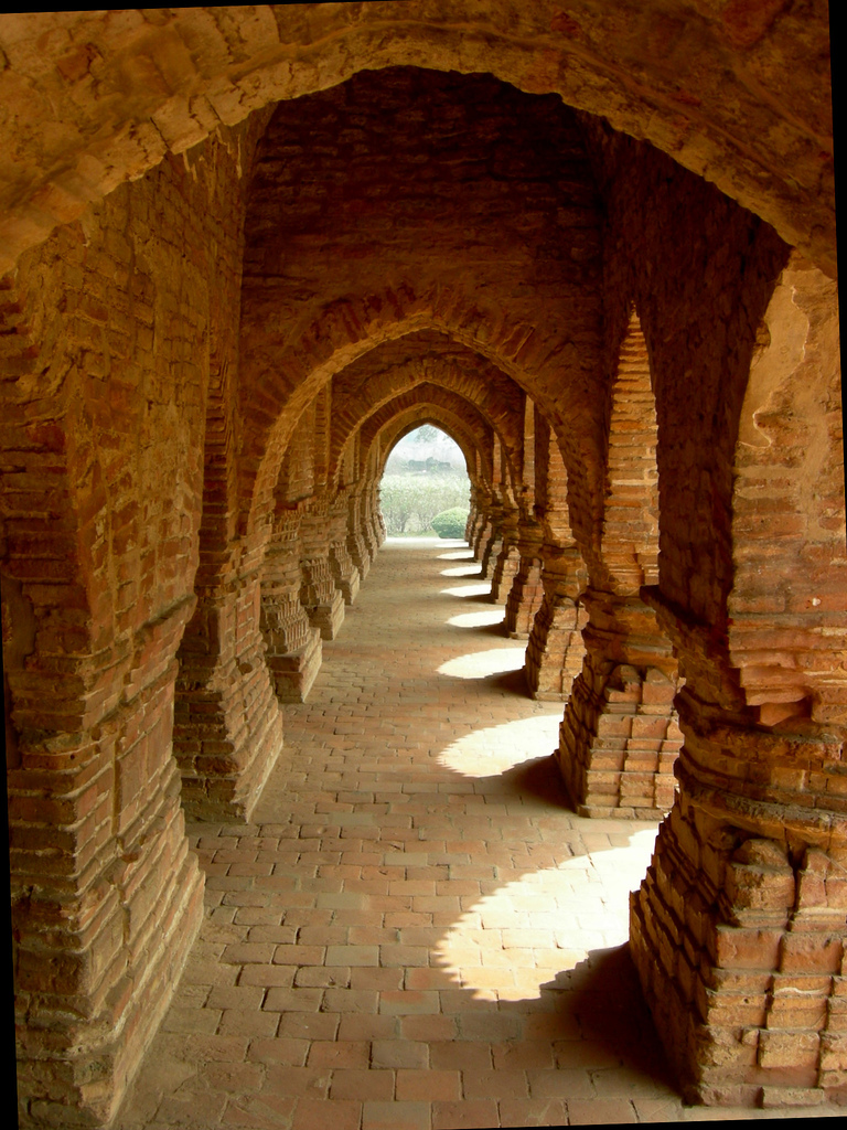 Temple of bricks. Cultural sites.