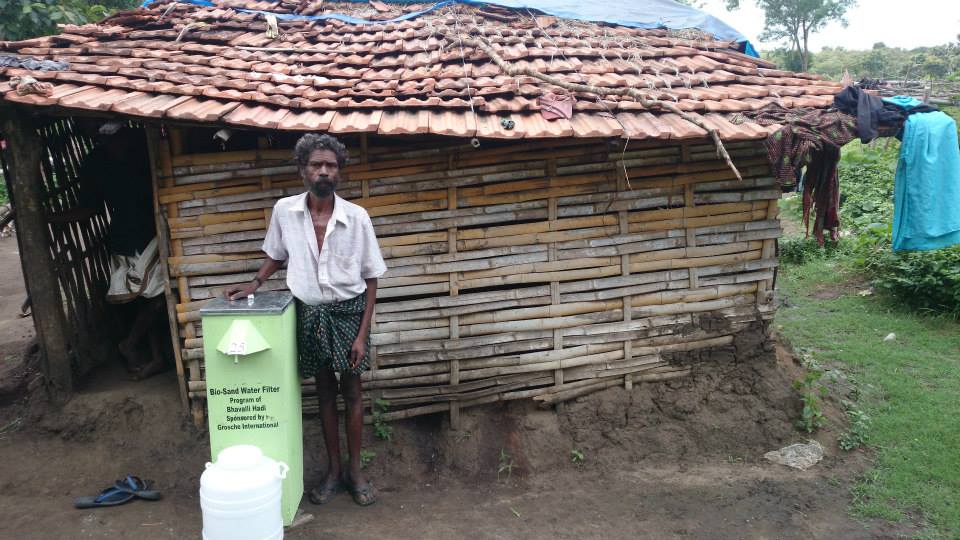 The bio sand filter is being effectively used in various tribal areas.