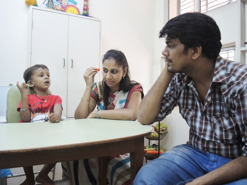 A Hearing Impaired Child Started Listening And Speaking. Meet The Team Who Made It Possible.