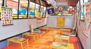 What Happens When Street Children Cannot Attend School? The School Comes To Them In A Bus!
