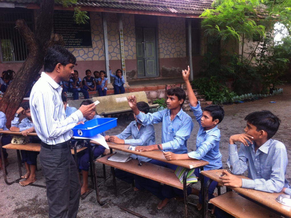 Lathiya spent money from his own pocket to make learning experience better for the students.