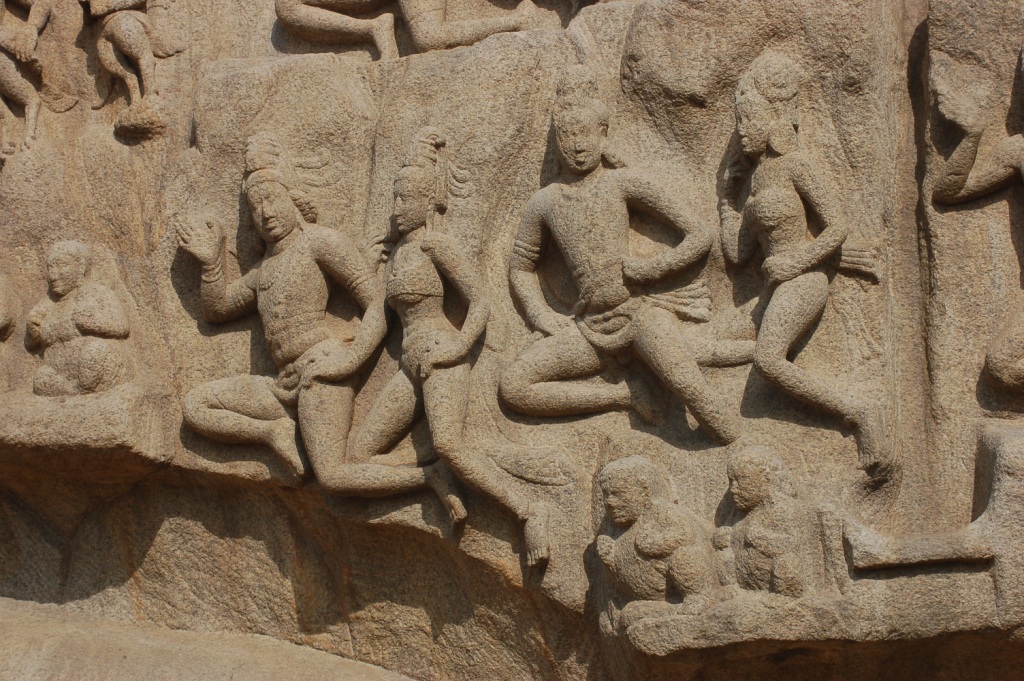 Arjuna's Penance: a detail