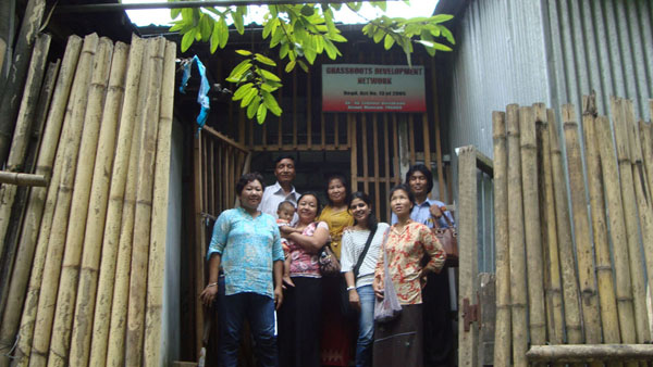 Lalthanzami with other survivors of violence and abuse at her shelter home, Mizoram