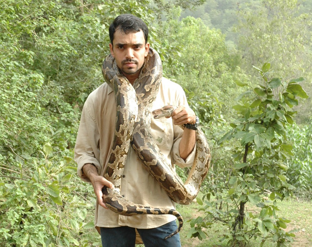 Loss Of Vision Did Not Stop Him From Rescuing Snakes And Climbing Rocks